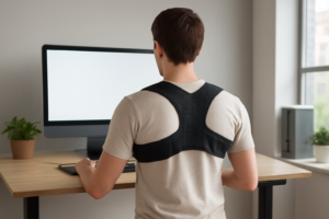 I Tested a Figure-8 Clavicle Brace for My Rounded Shoulders