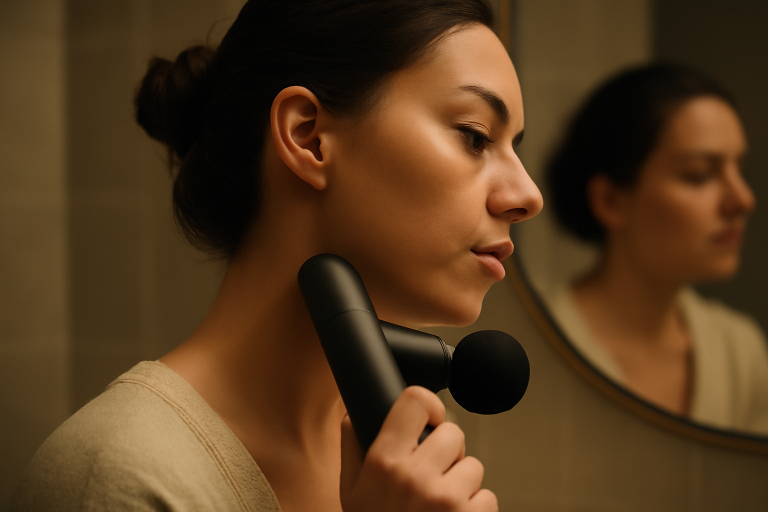 I Tested a Percussion Massager on Neck Trigger Points for 30 Days