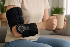 I Tried a Hinged Elbow Brace After My UCL Sprain
