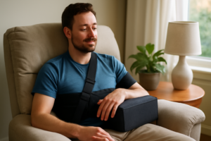 I Tried a Shoulder Abduction Sling After Rotator Cuff Repair