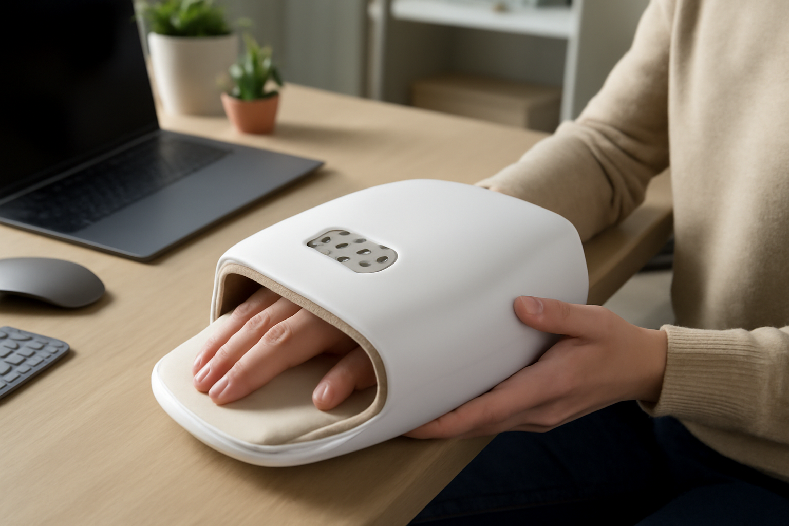 I Tried the Renpho Heated Hand Massager for Finger Joint Stiffness