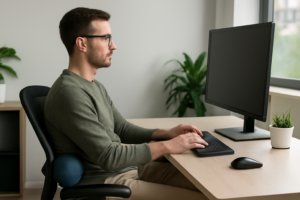 I Used a Posture-Correcting Lumbar Roll in My Office Chair for 90 Days