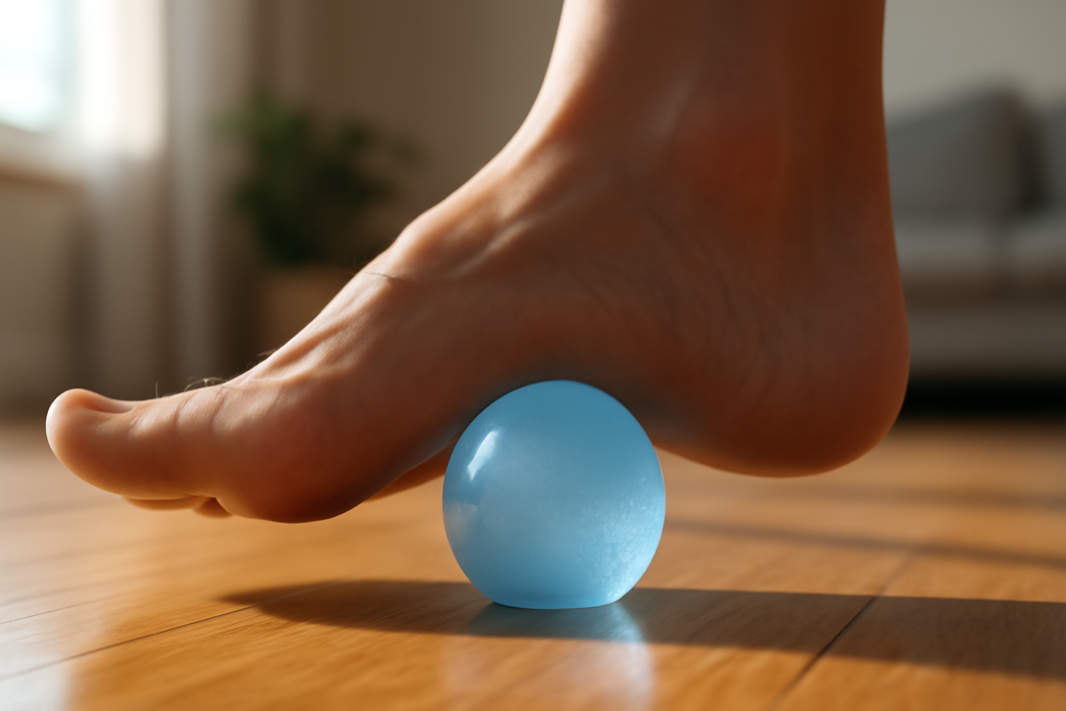 I Used an Ice Massage Roller Ball on My Plantar Fascia Every Day